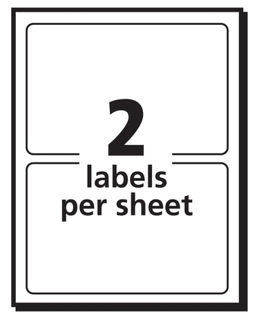 Avery Self-Adhesive Removable Labels, 3 x 4 Inches, White, 80 per Pack (5453)